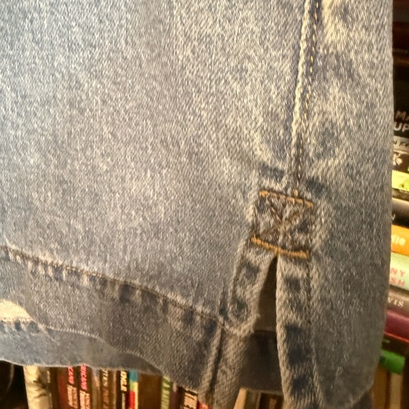 Universal Thread Light Blue Denim Tank with Chest Pocket - Picture 4 of 4